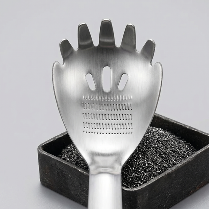 Ultimate Multi-Functional Kitchen Spoon | Pro-Grade 304 Stainless Steel Grater, Masher, Pasta Server & More