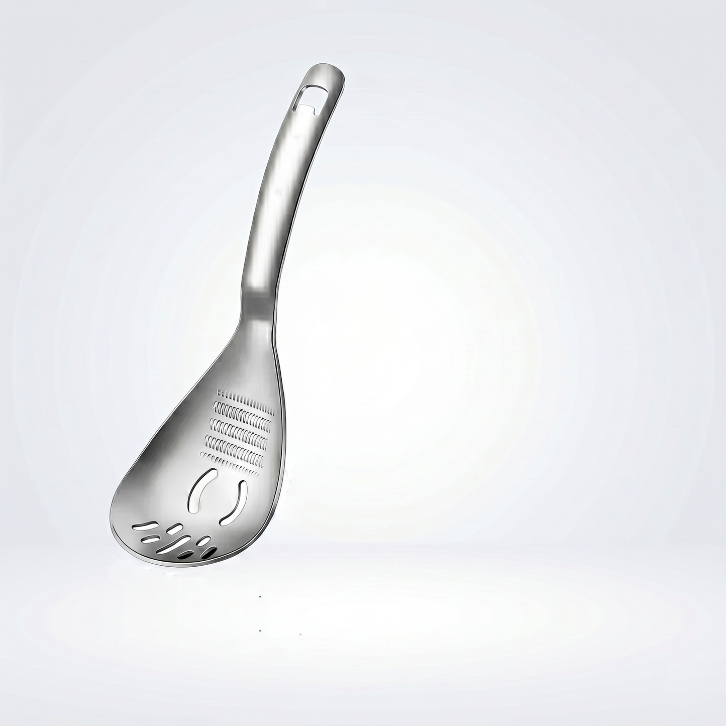 Ultimate Multi-Functional Kitchen Spoon | Pro-Grade 304 Stainless Steel Grater, Masher, Pasta Server & More