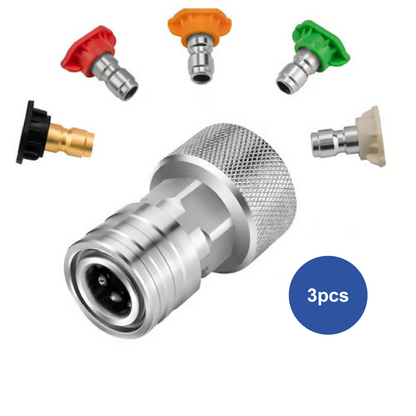 🛡️ Pro-Grade Stainless Steel Quick Connect Adapter