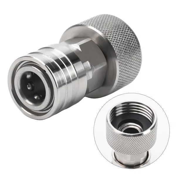🛡️ Pro-Grade Stainless Steel Quick Connect Adapter