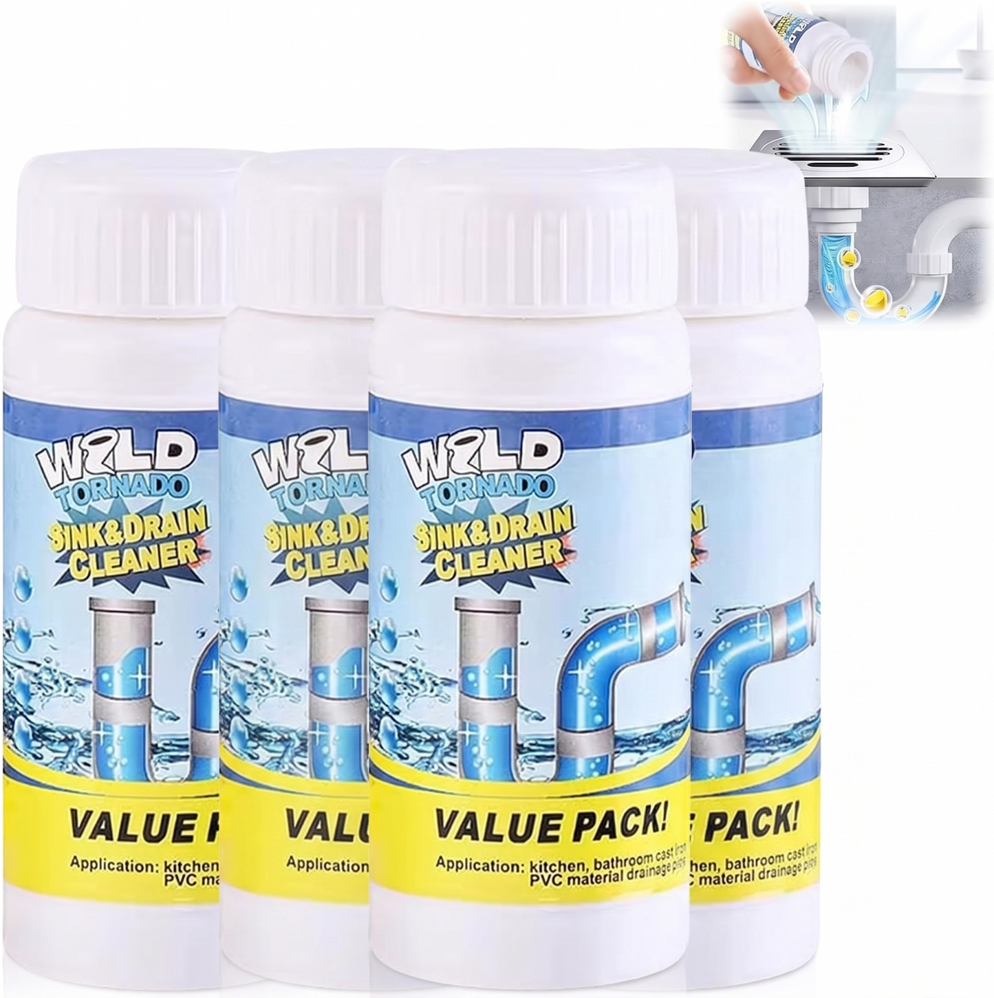 Sink and Drain Cleaner Powder