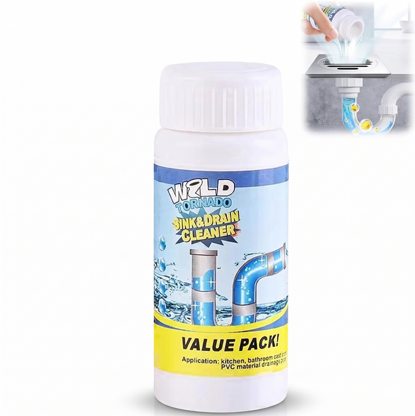 Sink and Drain Cleaner Powder